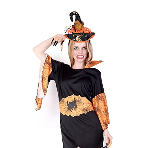 NOLITOY 2 Stk Mädchen Stirnbänder Halloweenkostüm Halloween-haarband Kostüme Für Mädchen Halloween-partybevorzugung Halloween-party-hexenhut Halloween-dekorationen Kleidung Bilden von NOLITOY