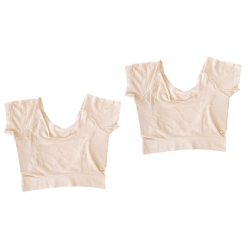 NOLITOY 2 Stk Schweißpolster-unterwäsche Tank Schweißabsorbierendes Pad Kontrolle Achselhöhlen Unterarmfrauen Sperre Thermische Socken Gepolstert Beschützer Männer Unterlage Grube Modal von NOLITOY