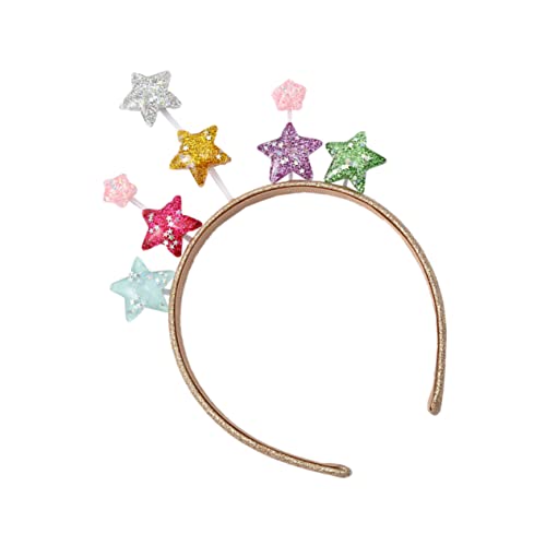 NOLITOY 2 Stk Weihnachtsstirnband Geburtstag Tiara Stirnband Geburtstag Prinzessin Krone Halo-kopfschmuck Cartoon-star-stirnband Weihnachtskopfkissen Cosplay Haarring Eisen Mädchen von NOLITOY