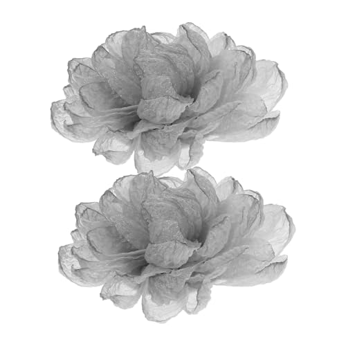 NOLITOY 2 Stück Abnehmbare Schuhclips mit Blumenmuster für Damen Schuhschnallen zur Dekoration von Partyschuhen Passend für High Heels Abendkleider von NOLITOY