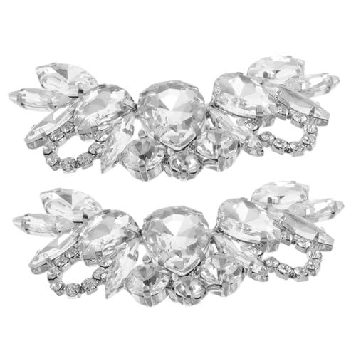 NOLITOY 2 Stück Abnehmbare Strass Schuhclips für Damen Dekorative Schuhschnallen für Hochzeit und Party Accessoires für Pumps Flats und Sandalen NOLITOY 2 Stück Abnehmbare Strass Schuhclips für Damen Dekorative Schuhschnallen für Hochzeit und Party Accessoires für Pumps Flats und Sandalen von NOLITOY