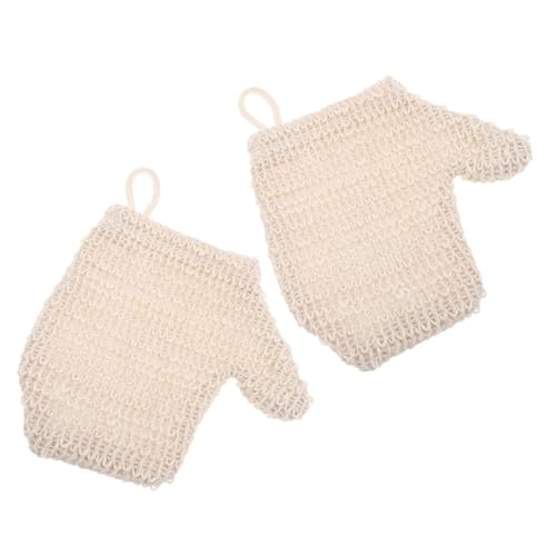 NOLITOY Duschhandschuhe Peeling Für Männer Frauen 2 Stück Waschhandschuhe Abgestorbene Haut Wäscher Spa Badehandschuhe von NOLITOY