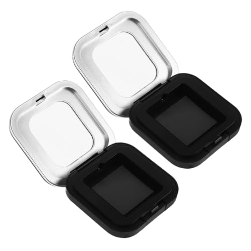 NOLITOY 2stücke Magnetische Leere Lidschatten-box Tragbarer Makeup-pulverbehälter Nachfüllbare Lose Puderhülle Für Kompakte Aufbewahrung Für Kosmetikprodukte von NOLITOY