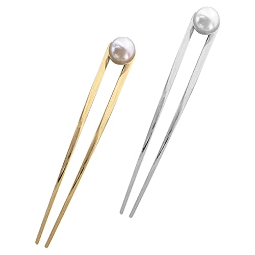 NOLITOY 2 Stücke Frauen Haarspangen u Form Braut Haar Pins Pferdeschwanz Enhancer Für Hochsteckfrisur Zubehör von NOLITOY