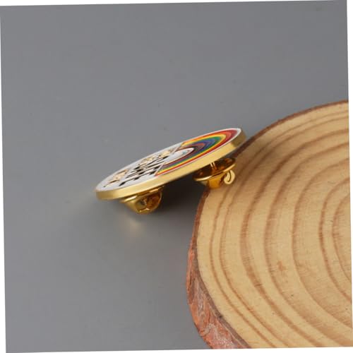 NOLITOY 2 Stück Emaille Anstecknadeln Regenbogen Broschen Metall Anstecker Pride Schmuck für Frauen Langlebig Lichtbeständig für Kleidung Rucksack Hut Dekoration von NOLITOY