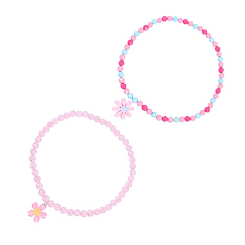 NOLITOY 2stücke Perlen Choker Junge Mädchen Halsketten Acryl Halskette Für Mädchen Süße Perlen Halsketten Für Junge von NOLITOY