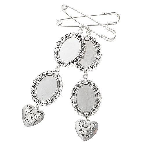 NOLITOY 2 Stück Hochzeitsstrauß Foto Charms Anstecknadeln für Erinnerungsbilder Anhänger Diy Foto Rahmen Broschen für Hochzeitsfeier Gestaltung mit Zufälligen NOLITOY 2 Stück Hochzeitsstrauß Foto Charms Anstecknadeln für Erinnerungsbilder Anhänger Diy Foto Rahmen Broschen für Hochzeitsfeier Gestaltung mit Zufälligen von NOLITOY