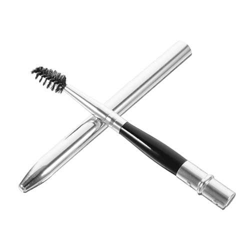 NOLITOY 2 Stück Mascara-Bürsten Wimpernbürsten Augenbrauen Zauberstäbe Applikatoren Metall Wimpernkamm Make-Up-Pinsel Für Frauen Zu Hause Auf Reisen von NOLITOY