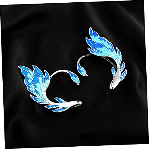 NOLITOY 2stücke Elfenohren Manschetten Mit Piercing Clip Ohr Manschetten Für Damen Cosplay Party Schmuck Accessoires Für Ohrenwickel Und Abendveranstaltungen von NOLITOY