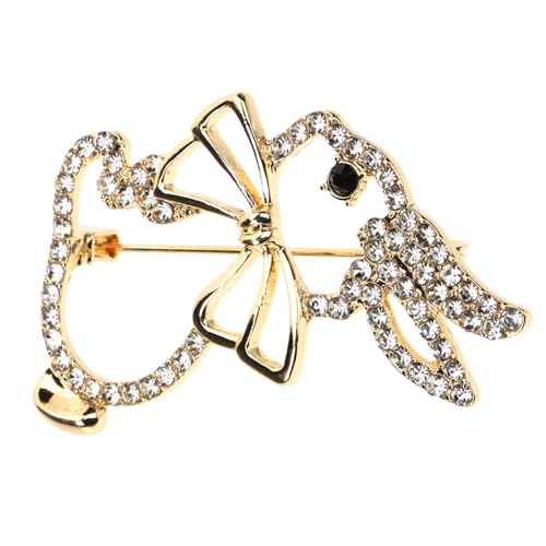 NOLITOY 2 Stück Osterbrosche Kaninchen Anstecknadel aus Legierung Kreative Cartoon hase Brosche für Jacken Kleidung Rucksäcke Langlebig und Dekorativ von NOLITOY