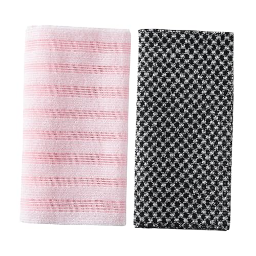 NOLITOY 2 Stück Praktisches Badepeeling handtuch Langes Duschreinigungstuch Hautfreundlich Komfortabel für Gründliche Körperreinigung Zuhause von NOLITOY