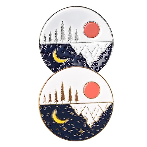 NOLITOY 2 Stück Retro Brosche Sun Moon Muster Schmuck Anstecker für Kleidung Vielseitiger Corsage Pin für Damen Eleganter Vintage Look für Party Alltag und Festlichkeiten NOLITOY 2 Stück Retro Brosche Sun Moon Muster Schmuck Anstecker für Kleidung Vielseitiger Corsage Pin für Damen Eleganter Vintage Look für Party Alltag und Festlichkeiten von NOLITOY