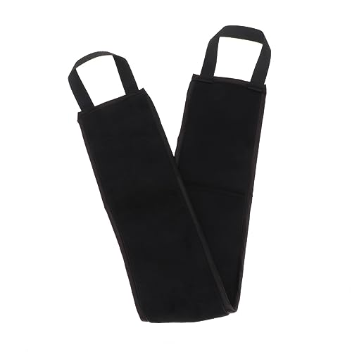 NOLITOY 2 Stück Rückenmassage Handtuch Flockendes Dusch und Peeling Tuch für Selbstbräunungsöl Schwarz für Sanfte Hautpflege und Entspannende Anwendungen von NOLITOY