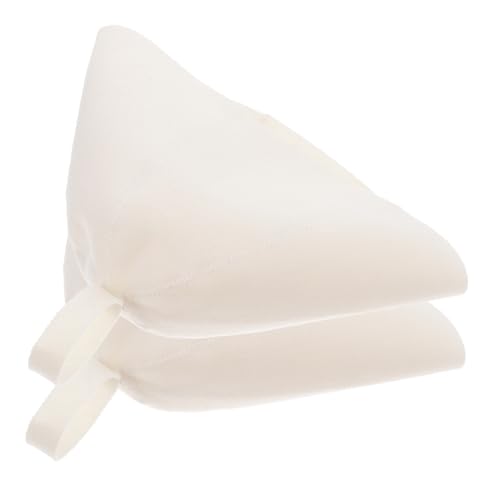 NOLITOY 2 Stück Saunakappe Saunahut für Damen schützt das Haar Dampfbadkappe Verdickt Spa-Hut für Frauen überdimensioniert geschmeidiger Saunahut Saunaversorgung saunazubehör gefühlt Weiß von NOLITOY