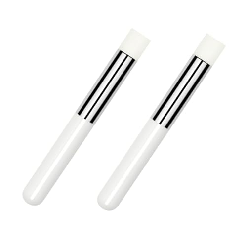 NOLITOY 2 Stück Teiliges Lippenstift Verblender Pinsel Concealer und Lippenpinsel aus Hautfreundlichen Fasern Ergonomisch Vielseitig für Lippen Concealer und Lidschatten Make Up Beauty von NOLITOY