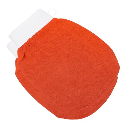 NOLITOY 2 Stück Teiliges Peeling badhandschuh Grobkörnige Massagehandschuhe zur Effektiven Entfernung Abgestorbener Haut Rutschfest für Damen und Herren Sanftes Ganzkörper peeling und von NOLITOY