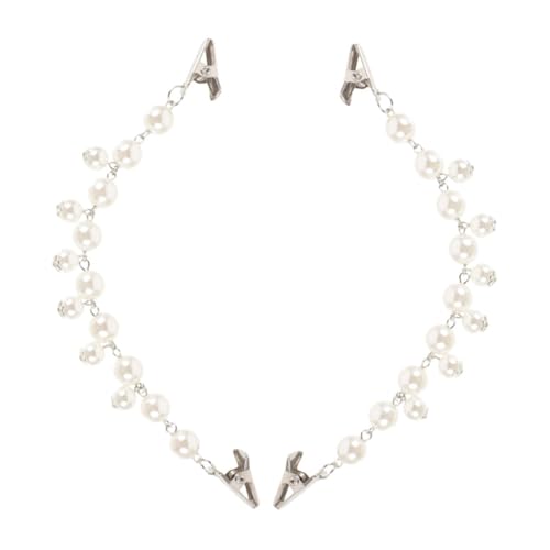 NOLITOY 2stücke Retro Sweater Clips Vintage Brosche Mit Kunstperlen Zum Fixieren Von Cardigans Und Blusen Für Damen Und Mädchen Modisches Outfit-accessoire von NOLITOY