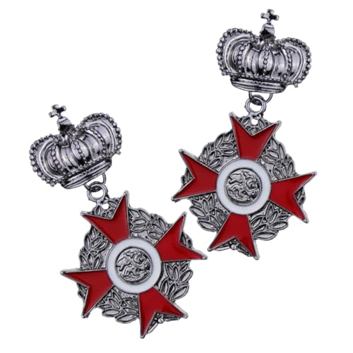 NOLITOY 2 Stück Vintage Brosche für Herren Filigrane Designs aus Langlebiger Legierung Modische Anstecknadeln für Kleidung Anzüge Taschen und Eleganter Retro Stil Auffälliger Schmuck von NOLITOY