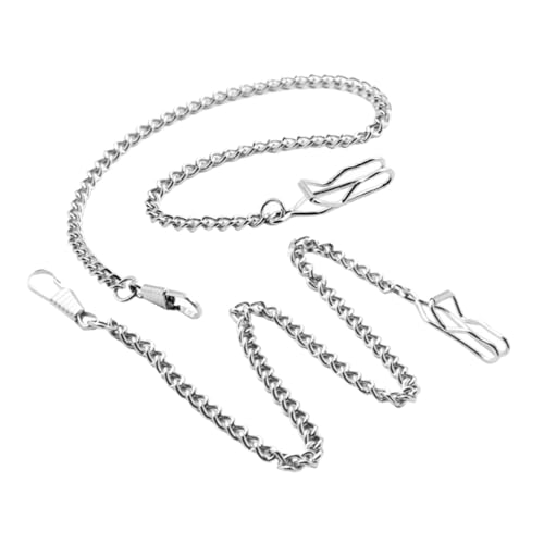 NOLITOY 2 Stück Vintage Metall Hosen Kette Jeans Kette für Herren Damen Modische Cowboy Stil Accessoire für Jeans und Brieftasche von NOLITOY