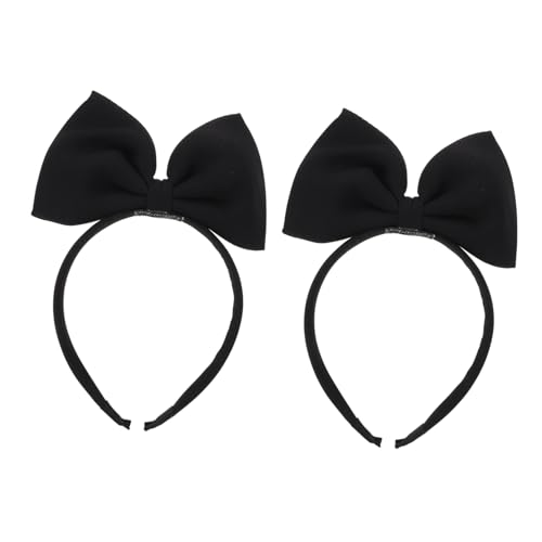 NOLITOY 2stücke Junge Mädchen Haarreifen Mit Schleifen Kreative Foto-requisiten Und Haardekoration Für Mädchen Bequemes Elastisches Design Für Partys Und Cosplay von NOLITOY