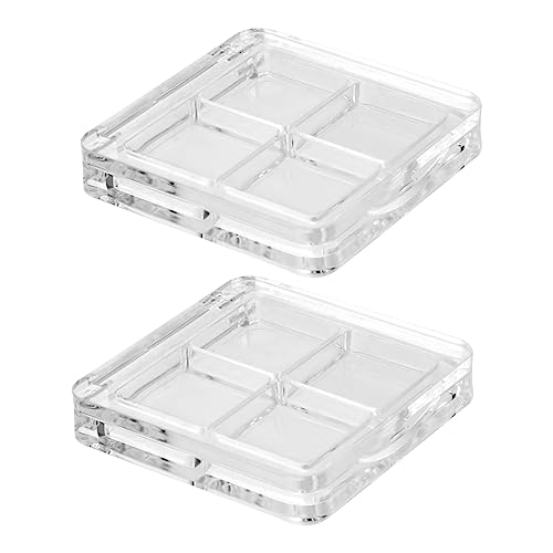 NOLITOY 2stücke Leere Lidschattenschale Diy-lidschattenpaletten Lidschattenbox Für Augen-make-up Aufbewahrung Leere Lidschattenpalette Für Frauen Und Mädchen von NOLITOY