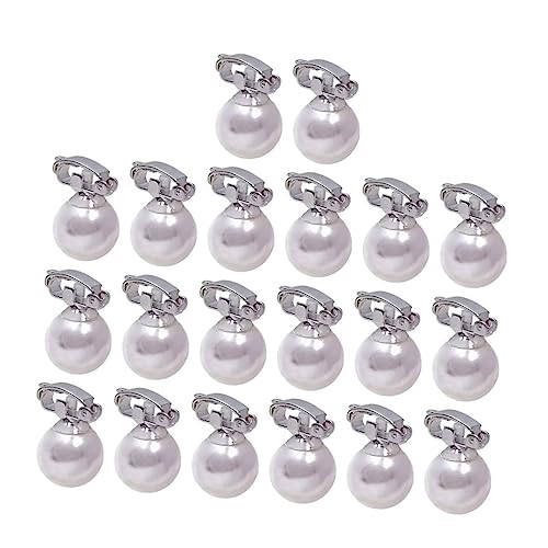 NOLITOY 20stücke Perlen Haarnadel Mini Haarspange Mit Perlen Haarschmuck Perle Haarspange Für Mädchen Haar Zubehör von NOLITOY