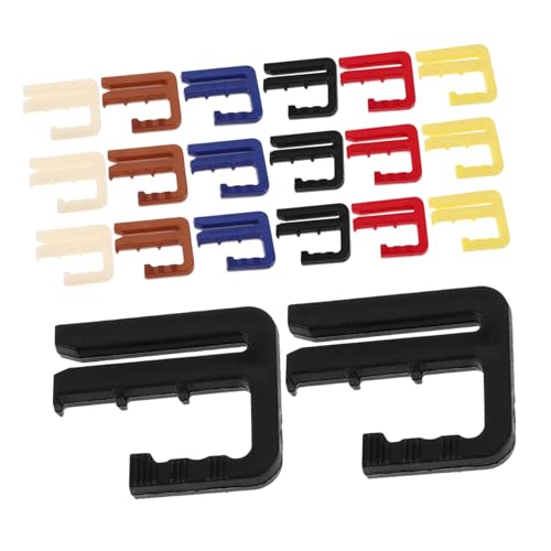 NOLITOY 24 Stück Taillenknopf Hosenknöpfe Stecker Sichtbar Verstellbare Elastische Hosenschnalle Clips Wiederverwendbare Jeans für Frauen Männer Abnehmbarer Verschluss für Hosen Röcke von NOLITOY