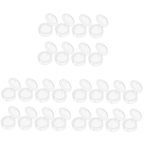 NOLITOY 24stücke Teiliges Lidschatten-Organizer Eyeshadow-Dispenser Für Zuhause Leere Make-up-Box Mattem Weiß Zur Aufbewahrung Von Lidschatten Und Mehr von NOLITOY