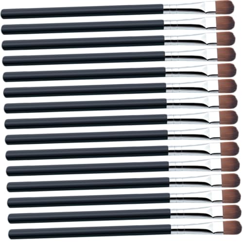 NOLITOY 25 Stück Teiliges Augen make up pinselset Leichte Tragbare Lidschatten Concealer pinsel mit Weichen Borsten Ergonomischer Griff Geeignet für Damen und Make up profis von NOLITOY