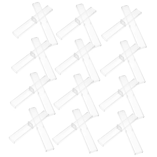 NOLITOY 25 Stück Teiliges Kleine Durchsichtige Stifteboxen aus Leichtem Kunststoff Kompakte Quadratische Stift aufbewahrung mit Transparentem Design für Schüler Büro und Geschenke von NOLITOY