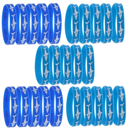 NOLITOY 25 Stück Teiliges Silikonarmband Farbige Party Wristbands mit Bedrucktem Motiv Robust und Bequem für Karneval Geburtstag und Festivalaccessoire Zufällige Farbe Zufällige Farbe von NOLITOY