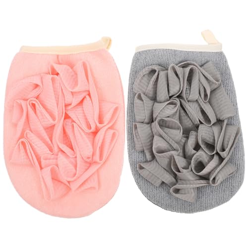 NOLITOY 2St Badehandschuhe exfoliating towel massagetisch badezimmer accessoires cleaning gloves massagehandschuh Trocknen Handtücher Gel Peeling-Duschhandschuhe Schrubbhandschuhe Sport von NOLITOY
