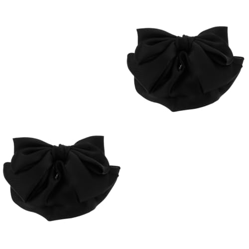 NOLITOY 2stücke Bowknot Haarschmuck Für Frauen Elegante Haarspange Mit Netz Langlebige Haardekoration Für Party Arbeit Und Alltag Stilvolles Accessoire Mit Großem Schleifen-design von NOLITOY