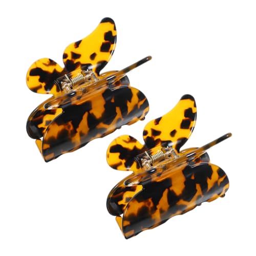 NOLITOY 2stücke Schmetterling Haarklammern Aus Acetat Für Frauen Kleine Haarklammer Vielseitige Haaraccessoires Süße Haarklammern Für Dünnes Haar von NOLITOY