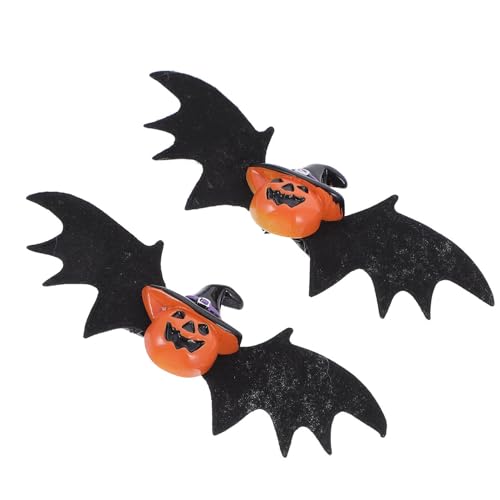 NOLITOY 2St Halloween-Haarspangen Flügel Haarnadeln und Clips schwarze Haarspangen Haarklammer Tiara Party-Haarspange Halloween-Haarnadel dunkel Haarschmuck heißes Mädchen Kopfbedeckung von NOLITOY