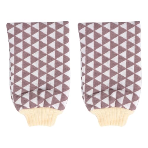 NOLITOY 2St Peeling-Badetuch Peeling-Handtuch Körperwaschlappen von NOLITOY