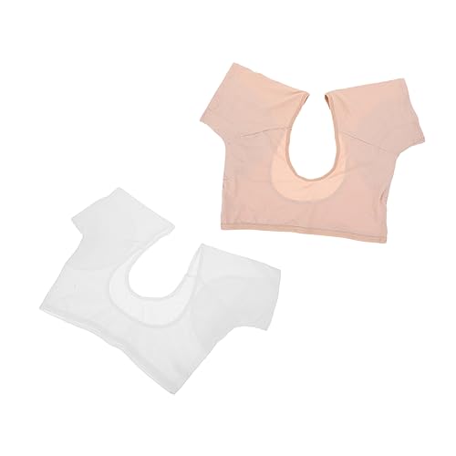 NOLITOY 2St Schweißpads unter den Achseln schweißfest wiederverwendbare Achselweste schweißfänger underarm sweat pad laufweste atmungsaktive Achselweste Sportweste Polyester (Polyester) von NOLITOY
