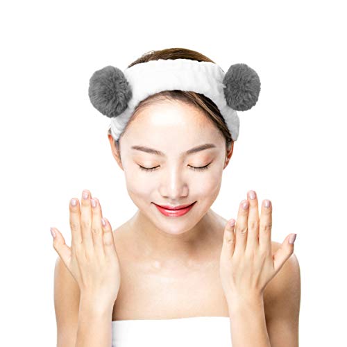 NOLITOY 2stücke Elastische Haargummis Für Vielseitige Kopfband Für Yoga Make-up Und Gesichtsreinigung Und Rosa Atmungsaktiv Und Verstellbar Für Haar von NOLITOY