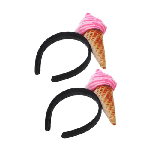 NOLITOY 2er Set Eiscreme Haarreifen Für Frauen üße Kopfbedeckung Für Halloween Fasching Und Partys Lustiger Haarschmuck Zum Schminken Und Gesichtwaschen Eisbecher Design NOLITOY 2er Set Eiscreme Haarreifen Für Frauen üße Kopfbedeckung Für Halloween Fasching Und Partys Lustiger Haarschmuck Zum Schminken Und Gesichtwaschen Eisbecher Design von NOLITOY
