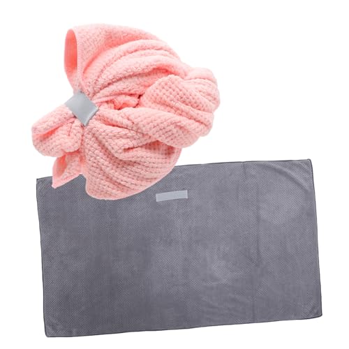 NOLITOY 2er Set Haartrockentücher Schnelltrocknende Mikrofaser Haarturbane Für Frauen Und ädchen Hochabsorbierende Handtücher Für Nasses Haar Und von NOLITOY