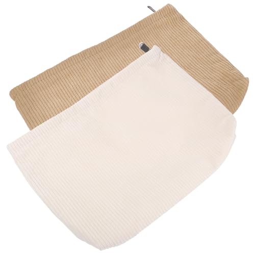 NOLITOY 2er Set Kosmetiktasche Für Damen Tragbare Make up Tasche Aus Cord Und Canvas Milchweiß Und Organizer Mit Reißverschluss Für Reisen Und Aufbewahrung Von Kosmetikartikeln NOLITOY 2er Set Kosmetiktasche Für Damen Tragbare Make up Tasche Aus Cord Und Canvas Milchweiß Und Organizer Mit Reißverschluss Für Reisen Und Aufbewahrung Von Kosmetikartikeln von NOLITOY