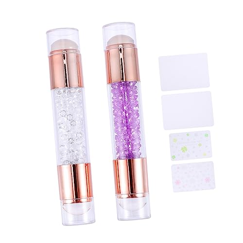 NOLITOY 2stücke Teiliges Nagelkunst Stempel Doppelseitiger Stamper Für Maniküre Inkl Transparente Und Variante Für Individuelle Nagelkunst Muster Und Kreative Designs NOLITOY 2stücke Teiliges Nagelkunst Stempel Doppelseitiger Stamper Für Maniküre Inkl Transparente Und Variante Für Individuelle Nagelkunst Muster Und Kreative Designs von NOLITOY