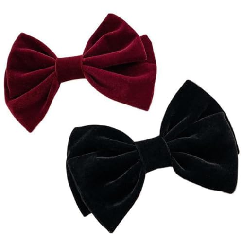 NOLITOY Haarschleifenclip 2 Stück Damen-haarspangen Mit Schleife Haarspangen Mit Schleife Für Frauen Haarspangen Mit Schleifenknoten Elegante Haarspangen Für Frauen von NOLITOY