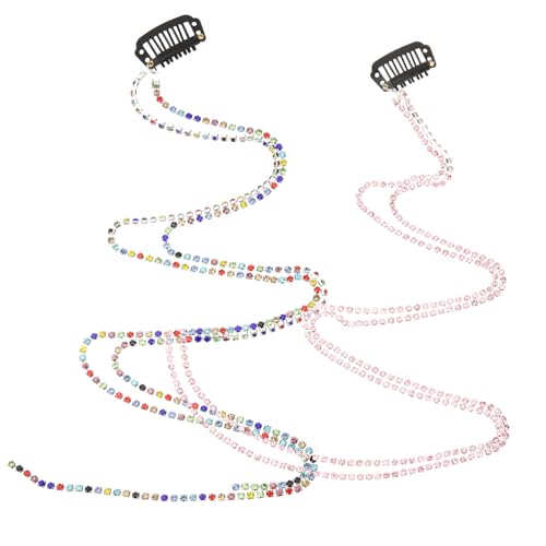 NOLITOY 2stücke Haartassel Clips Mit Ketten Modische Haarschmuck Für Frauen Und Mädchen Für Hochzeiten Partys Und Besondere Anlässe von NOLITOY