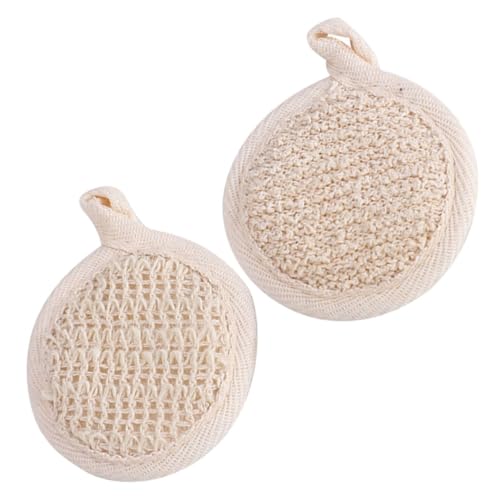 NOLITOY 2pcs Hautfreundliche Beinpeeling Peeling Badetuch Dauerhafte Körper Schrubber Haut Peeling Bad Loofah von NOLITOY