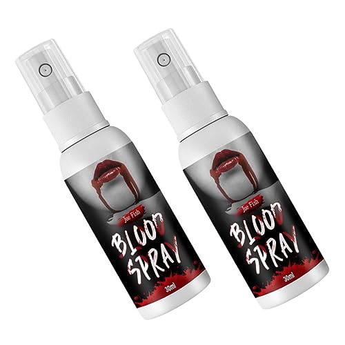 NOLITOY 2stücke Kunstblut Spray Für Halloween Und Theater Auswaschbares Fake Für Kostüme Partys Und Spezialeffekte von NOLITOY