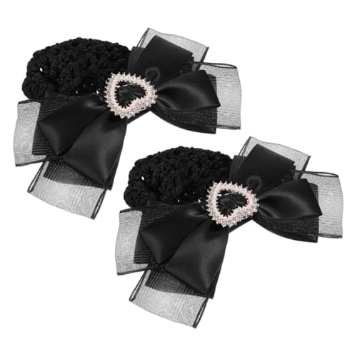 NOLITOY 2st Professionelle Haaraccessoires Haarnetze Für Pferdeschwänze Vintage Haarnetz-kopfschmuck Snood-haarnetz Haarknotenabdeckung Für Frauen Krawatte Stoff Haarset Fräulein von NOLITOY