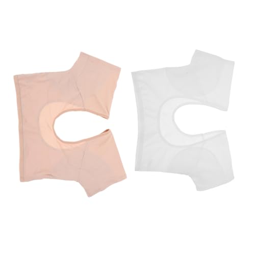 NOLITOY 2stücke Atmungsaktive Unterarm Vests Wiederverwendbare Schweißpads Für Damen Und Herren Tragbare Achselhöhlen Veste Schweißschutz Und Hautfarbe Für Sommeraktivitäten von NOLITOY