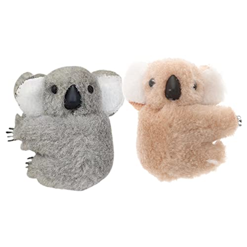 NOLITOY 2stücke Koala-haarspangen Für Damen Kleine Haarspangen Als Stofftier-accessoires Haarklammern Für Langes Haar Robuste Für Mädchen Und Frauen von NOLITOY