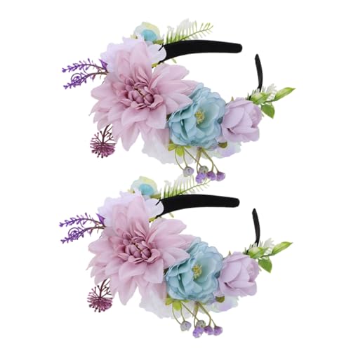 NOLITOY 2stücke Stirnband Mit Blumen Für Hochzeiten Und Partys Leicht Und Komfortabel Als Haaraccessoire Für Frauen Und Mädchen in Verschiedenen Stilen von NOLITOY